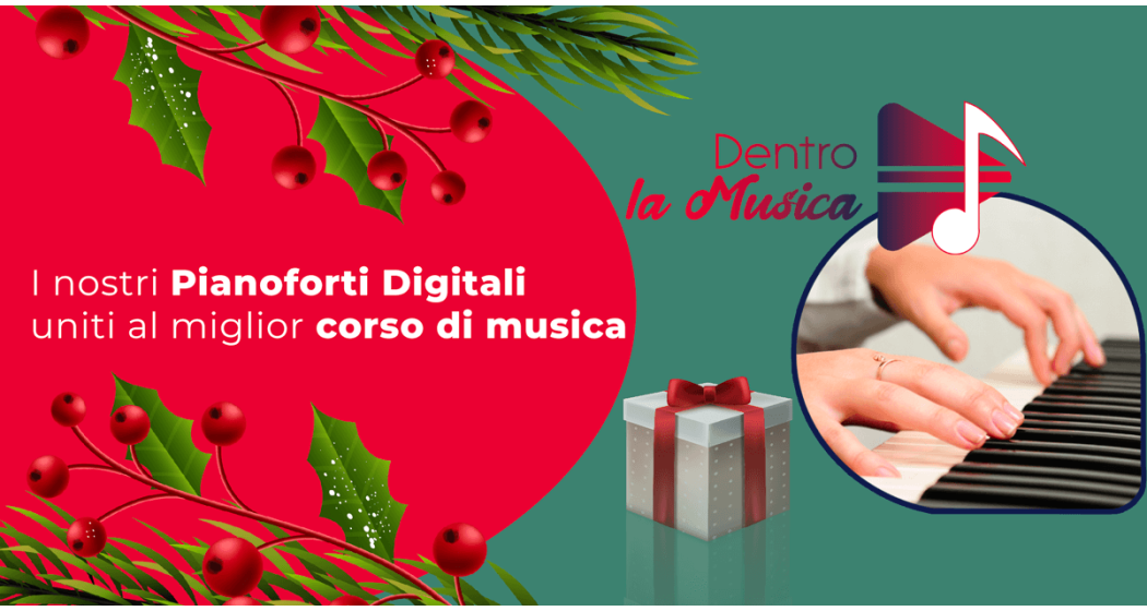 Un doppio regalo per realizzare il tuo sogno: il migliore pianoforte digitale con il migliore corso di musica