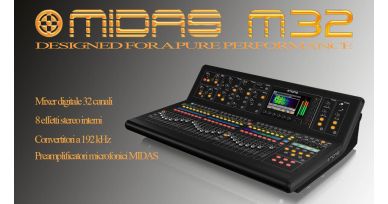 Midas M32: il mixer digitale Midas nato per oggi e per domani