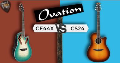 Chitarra acustica Ovation Celebrity CE44X vs CS24: recensione, suono e prezzi 