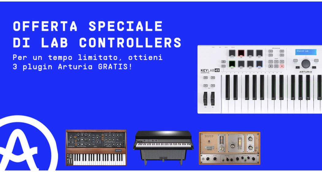 I migliori controller Arturia con Plug-in VST free (omaggio) sino al 31 dicembre 2021