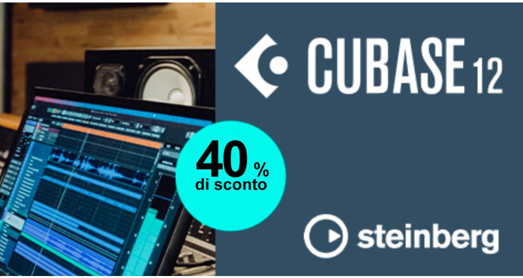 Promozione Steinberg Cubase 12 Artist, Cubase Pro ed Elements