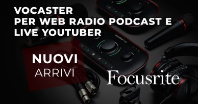 Focusrite Vocaster per web radio, podcast, live e Youtube