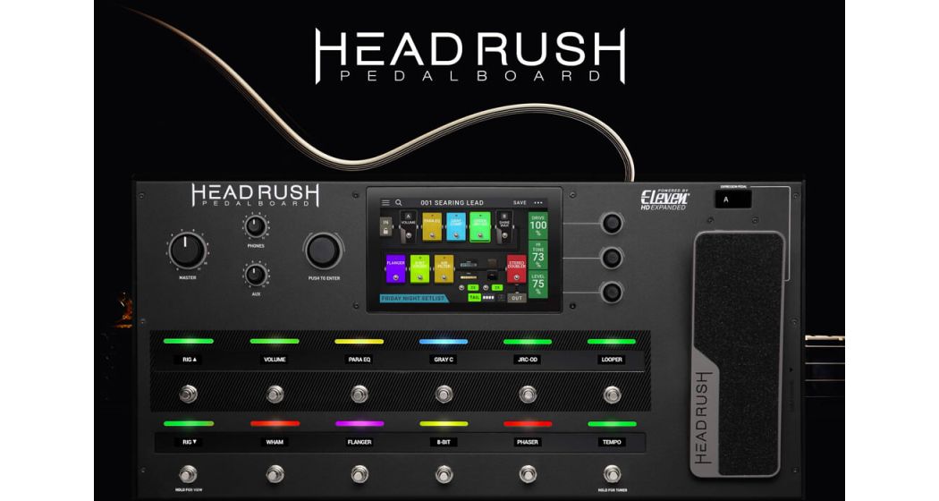 Il suono perfetto con un semplice tocco della Pedalboard Headrush