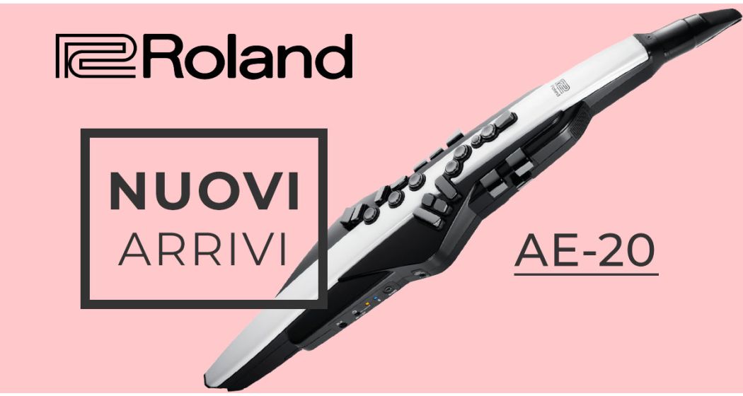 Il nuovo sassofono elettronico: Aerofono Roland AE-20