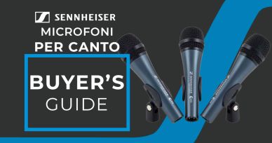 Microfoni per canto Sennheiser: 3 modelli a confronto