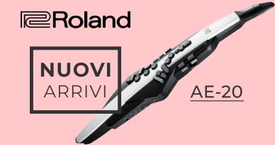 Il nuovo sassofono elettronico: Aerofono Roland AE-20