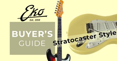 Chitarra Elettrica EKO S300 Stratocaster Style