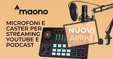 Maono: microfoni e caster economici per streaming, Youtube e podcast