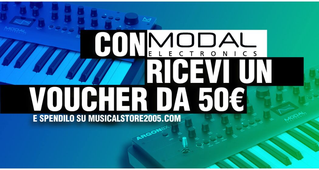 Con Modal Electronics ricevi un voucher da 50€ 