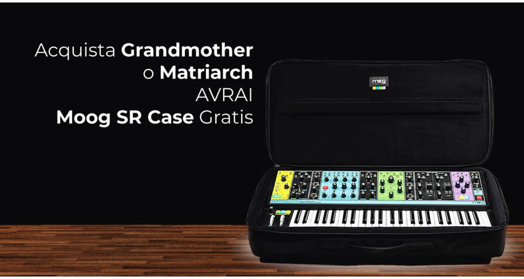 Ricevi un Moog SR Case Gratis 