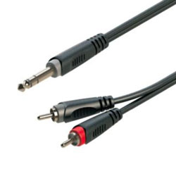 Conector Jack de 6,3 mm - Cables RCA