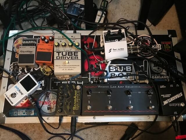 Pedalboard per chitarra