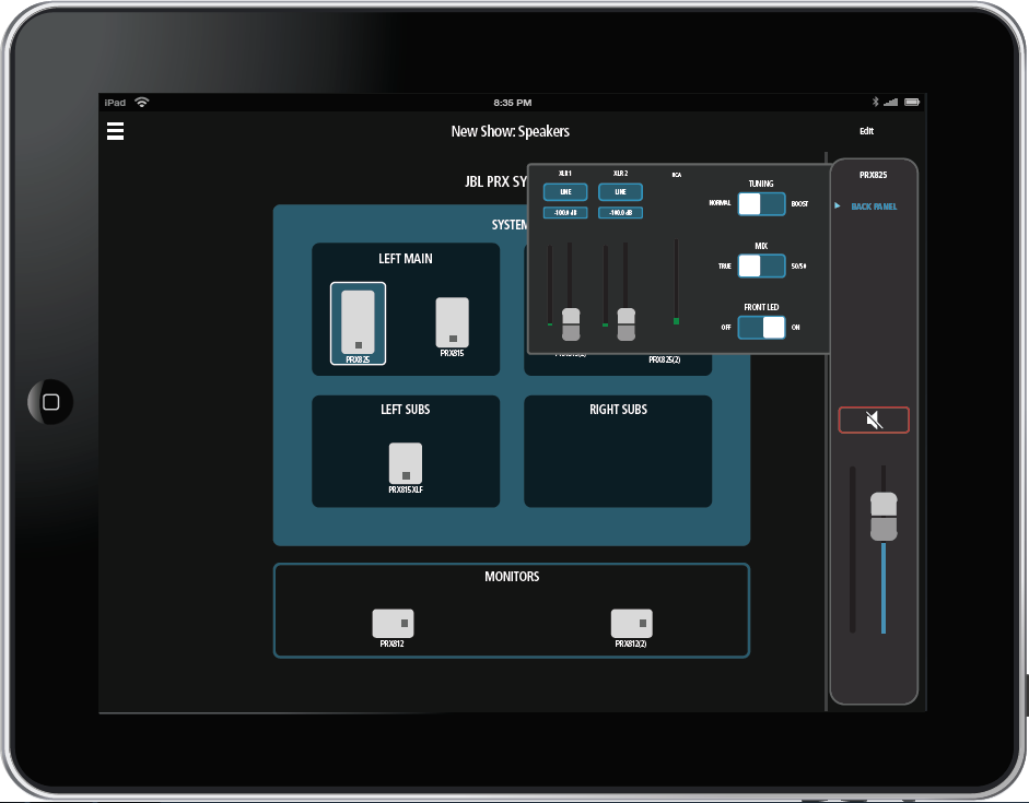 Wireless Control tramite App PRX Connect 